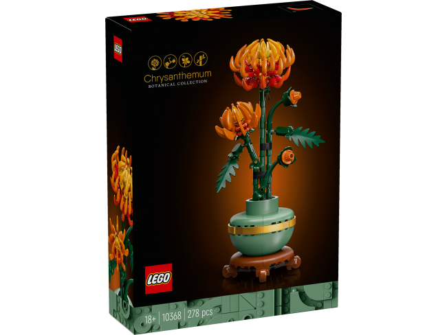 とし LEGO Botanicals Chrizantema 10368 | XS Žaislai | XS Žaislai