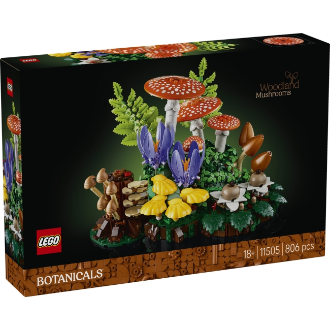 MARINIセット+エクストリーム LEGO Botanicals Miško grybai 11505 | XS Žaislai | XS Žaislai