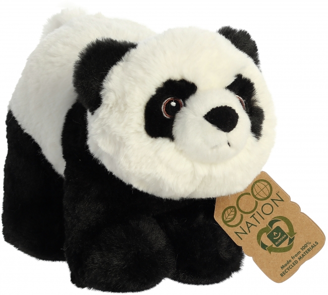AURORA ECO NATION Panda, 15 cm | XS Žaislai | XS Žaislai