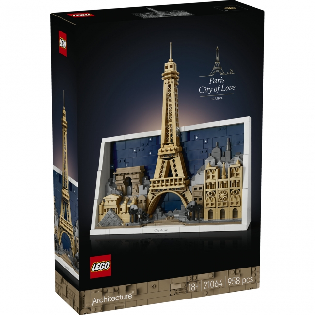 LEGO Architecture Meilės miestas Paryžius 21 | XS Žaislai