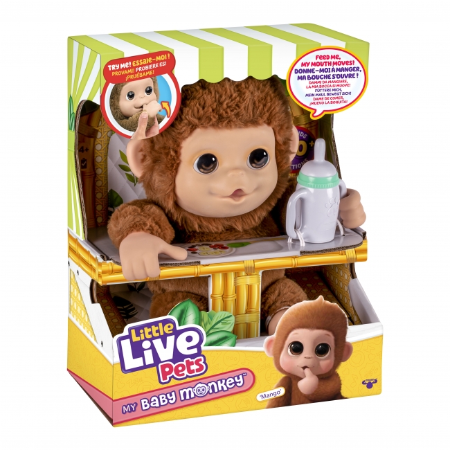 LITTLE LIVE PETS Interaktyvi bezdžionėlė | XS Žaislai | XS Žaislai