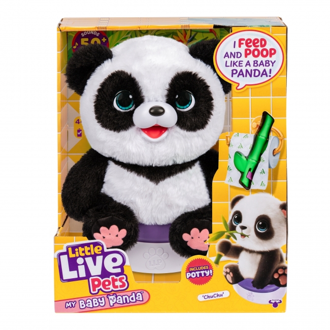 LITTLE LIVE PETS Interaktyvus pliušinis pandos mažylis, 25 | XS LITTLE LIVE PETS Interaktyvus pliušinis pandos mažylis, 25 | XS
