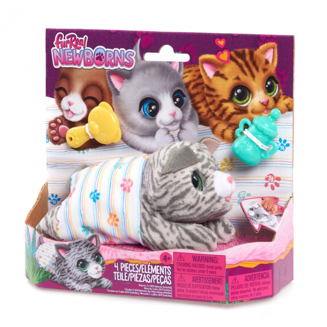 キャット FURREAL NEWBORNS Interaktyvus gyvūnėlis | XS Žaislai | XS Žaislai