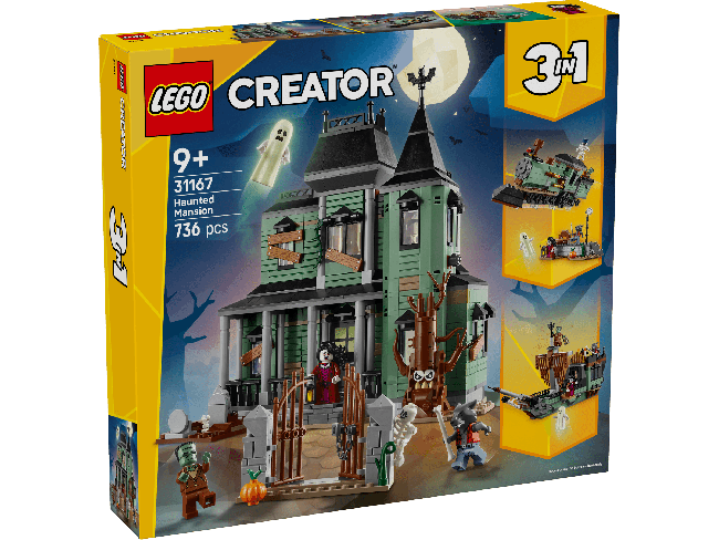 LEGO Creator 3in1 Vaiduoklių namas 31167 | XS Žaislai | XS Žaislai