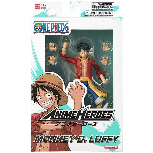 ANIME HEROES One Piece figūrėlė su priedais, 16 cm - Monkey D. Lu