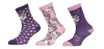 HELLO KITTY Kojinės, 3 poros, 23 | XS Žaislai | XS Žaislai