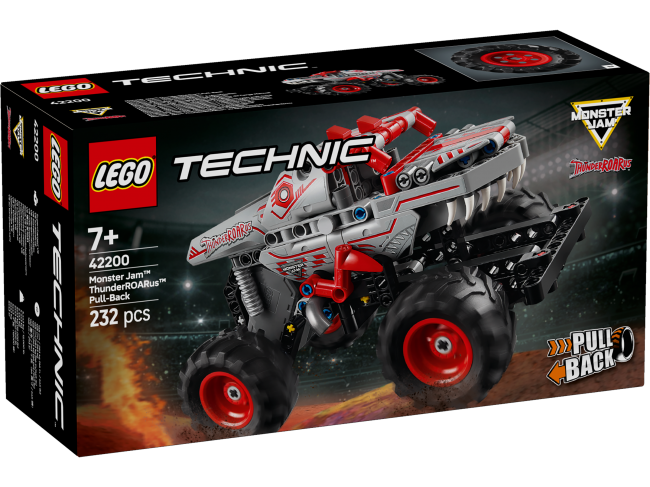 LEGO Technic Monster Jam™ ThunderROARus™ su spyruokliniu