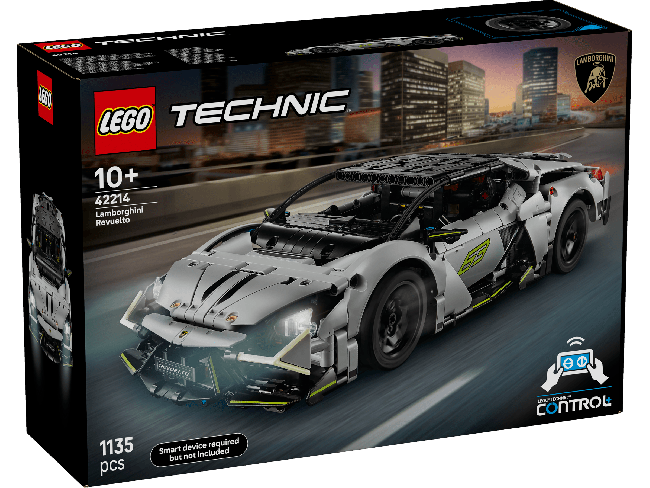 LEGO Technic Суперкар Lamborghini Revuelto 42 | XS Žaislai