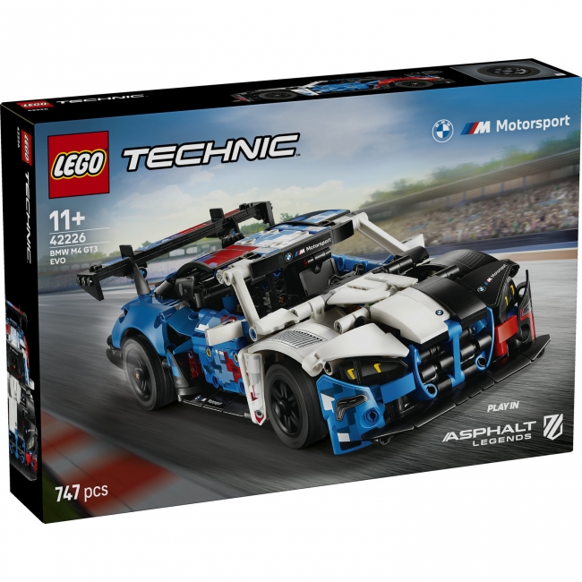 LEGO Technic Lenktyninis automobilis „BMW M4 GT3 EVO“ 42 | XS Žaislai