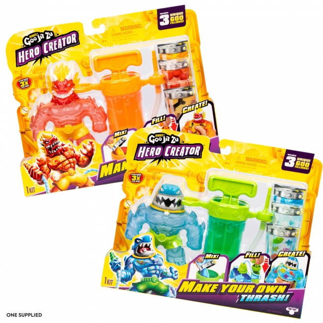 HEROES OF GOO JIT ZU Rinkinys „Susikurk hero | XS Žaislai