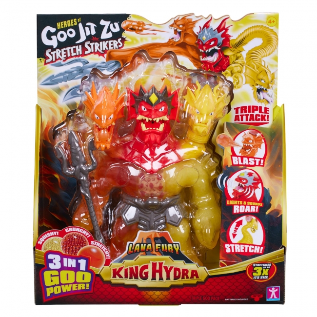 HEROES OF GOO JIT ZU Figūrėlė su šviesomis ir garsais „Stretch