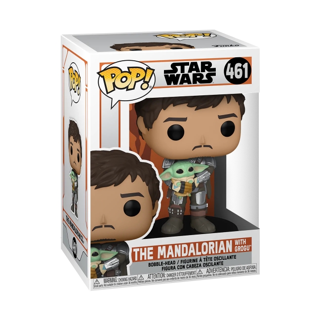 FUNKO POP! Vinilinė figūrėlė STAR WARS: MANDALORIAN su THE CHILD