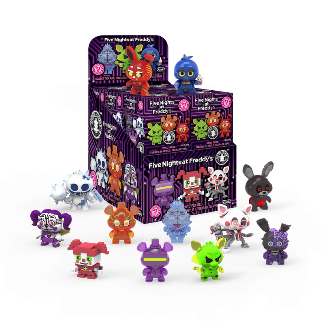 ゲームキャラクター five nights at freddy's10th MYSTERYMINIS FUNKO Mystery Minis: Five Nights At Fredd | XS Žaislai