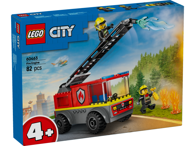 kei＠ LEGO City Ugniagesių automobilis su kopėčiomis 60 | XS Žaislai