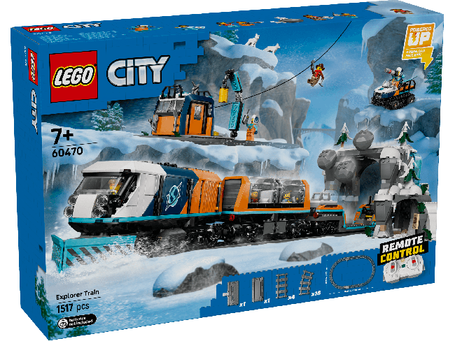 LEGO City Tyrinėtojų poliarinis ekspresas 60 | XS Žaislai