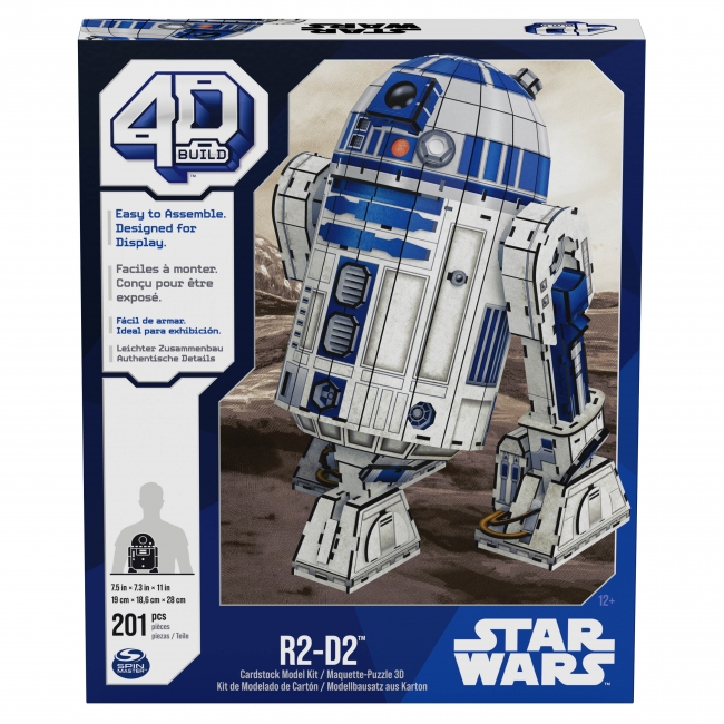 R2D2様 STAR WARS 4D dėlionė „Žvaigždžių karai: R2 | XS Žaislai