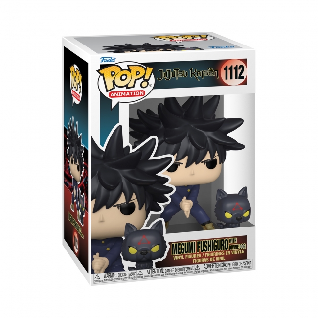 FUNKO POP! Vinilinė figūrėlė Jujutsu Kaisen - Megumi su šuni | XS