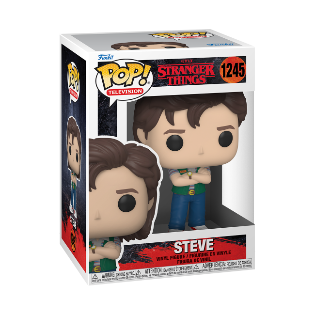 FUNKO POP! Vinilinė figūrėlė STRANGER THINGS: Steve, 10,5 | XS Žaislai