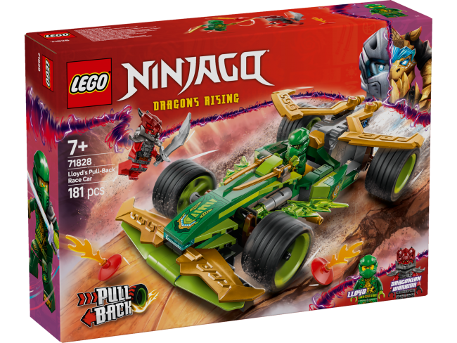  Man「D.D.」 LEGO Ninjago Lloyd spyruoklinis lenktyninis automobilis 71