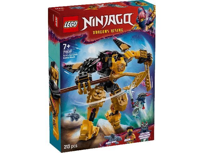 LEGO NINJAGO® Arino Spinjitzu kovos robotas 71 | XS Žaislai