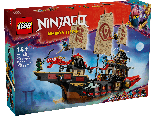 LEGO NINJAGO® Laivas šventykla 71848 | XS Žaislai | XS Žaislai
