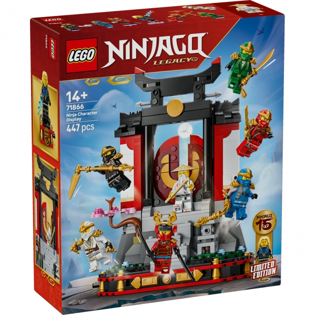 LEGO NINJAGO® 15-ųjų metinių nindzių personažų ekspozicija 71 | XS