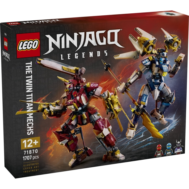 LEGO NINJAGO® Du robotai-titanai 71870 | XS Žaislai | XS Žaislai
