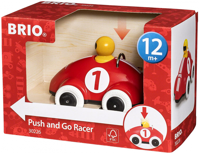 BRIO Push & Go Lenktynininkas dovanos nuotrauka