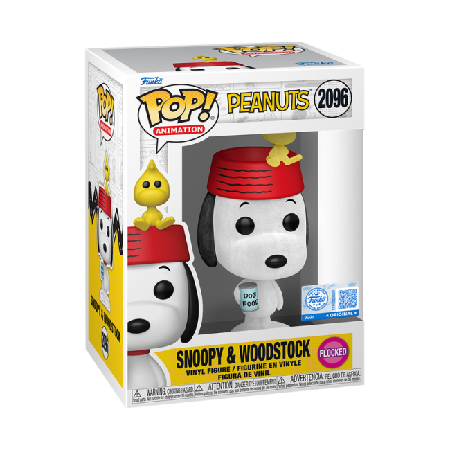 FUNKO POP! Vinilinė figūrėlė: Peanuts - Snoopy & Woodstock (Flock