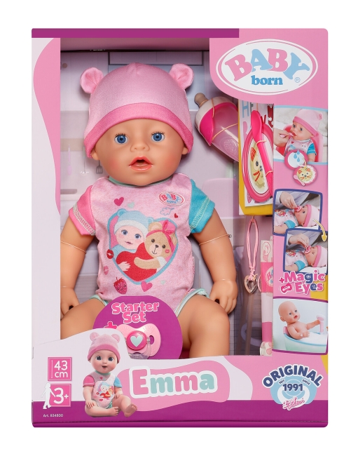BABY BORN Lėlytė EMMA, 43 cm | XS Žaislai | XS Žaislai