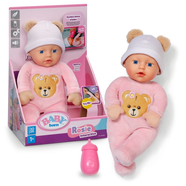 BABY BORN Interaktyvi lėlė ROSIE, 30 cm | XS Žaislai | XS Žaislai