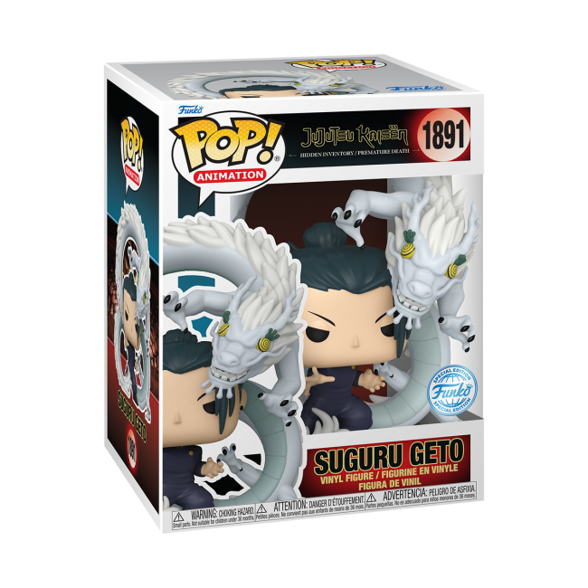 ★　satooo　★ FUNKO POP! Vinilinė figūrėlė: Jujutsu Kaisen - Suguru Geto w/ Dra