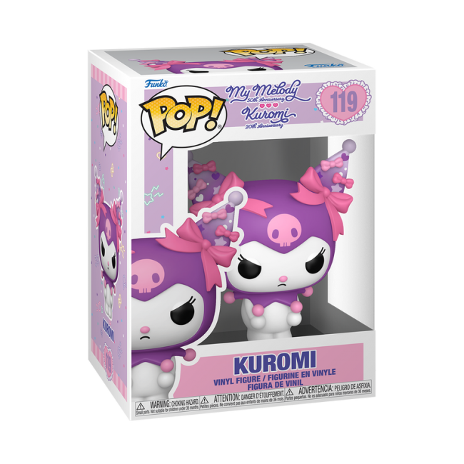 FUNKO POP! Vinilinė figūrėlė: Sanrio: Hello Kitty - Kuromi (Grumpy