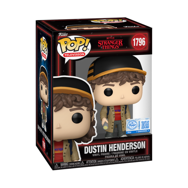 FUNKO POP! Vinilinė figūrėlė: Stranger Things - Dustin Henderson