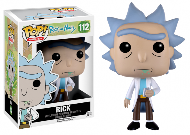 FUNKO POP! Vinilinė figūrėlė: Rick & Morty - Rick, 12,5 | XS