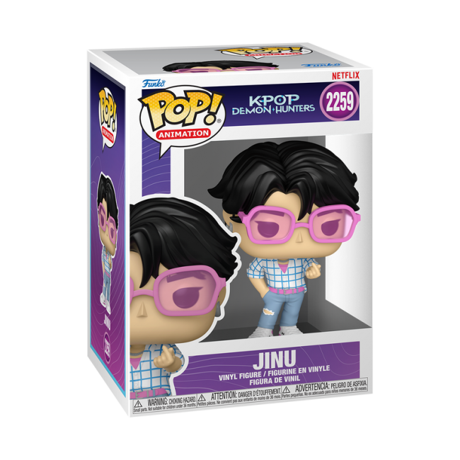 FUNKO POP! Vinilinė figūrėlė: KPOP Demon Hunters - Jinu (w/ Cha