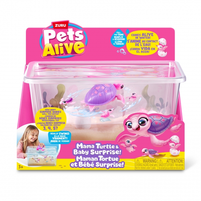 その他 ALIVE p706p5g PETS ALIVE Interaktyvi vėžliukų mama su mažyli | XS Žaislai