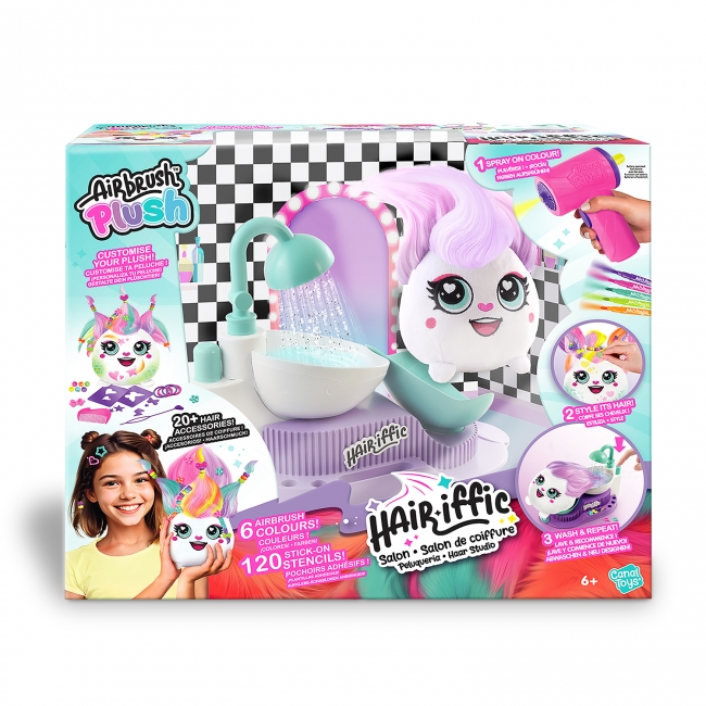 sirobari Moist Patch 16セット AIRBRUSH PLUSH HAIR ´IFFIC Rinkinys „Kirpyk | XS Žaislai