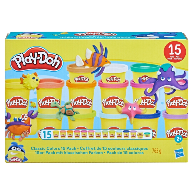 PLAY-DOH Klasikinių spalvų rinkinys, 15 v | XS Žaislai