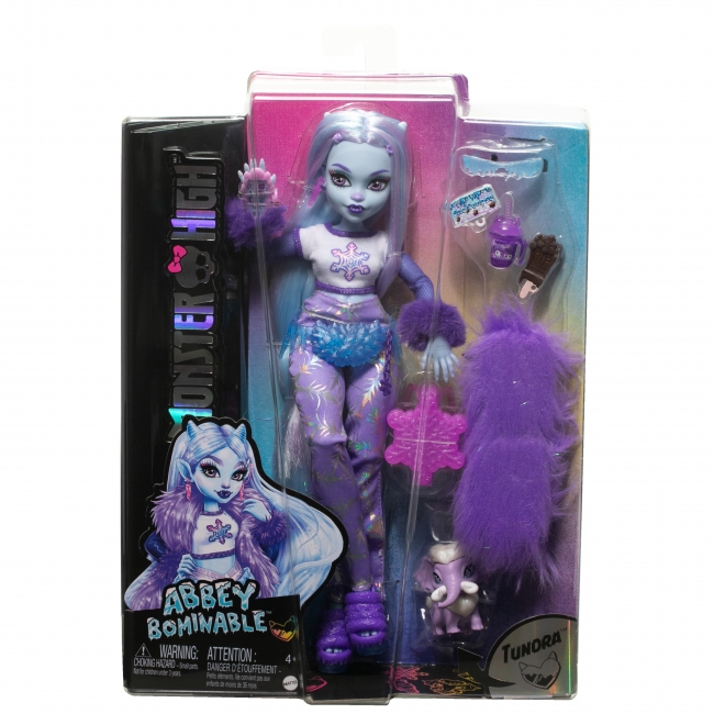  GENIUS COLLECTION CLEEVE ABBEY① MONSTER HIGH lėlė Abbey 27 cm | XS Žaislai | XS Žaislai