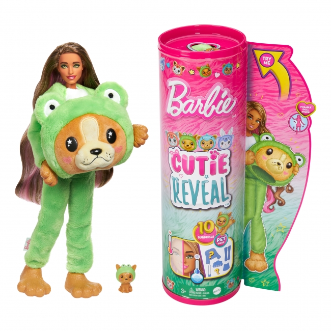 BARBIE CUTIE REVEAL Rinkinys, minkštutėlių kostiumų serija