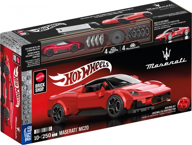 HOT WHEELS Brick Shop konstruktorius – Speed Maser | XS Žaislai