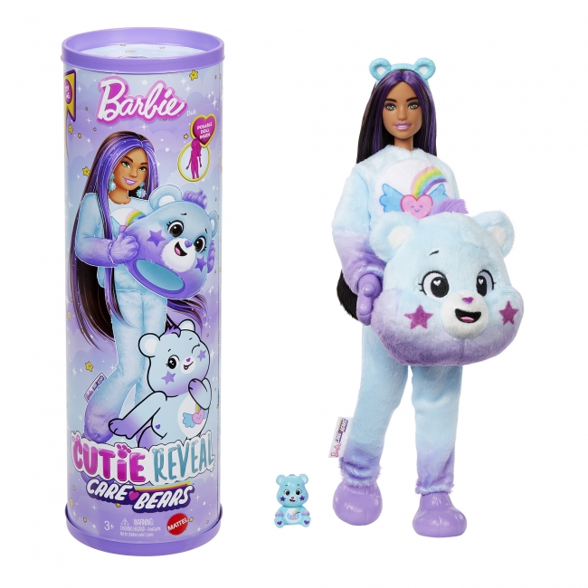 BARBIE CUTIE REVEAL CARE BEARS rinkinys – Dream Bright B | XS Žaislai