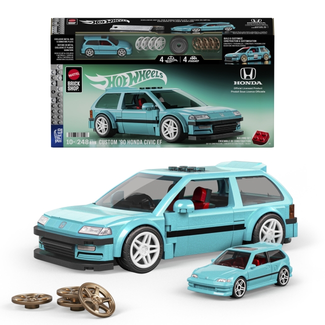 HOT WHEELS BRICK SHOP Honda Custom 90 Civic EF konstruktor | XS