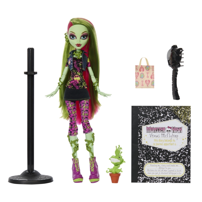 Aqua doll　Venus MONSTER HIGH CREEPRODUCTIONS Lėlė VENUS | XS Žaislai | XS Žaislai