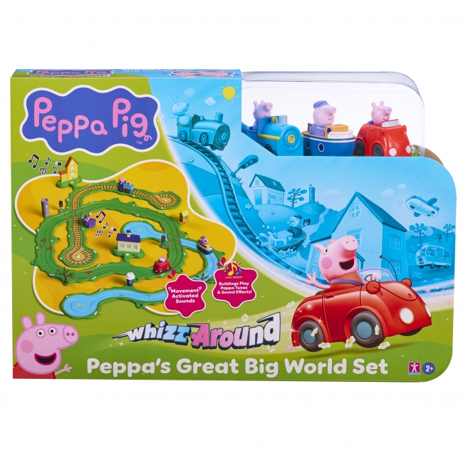 PEPPA PIG Whizz Around Peppos pasaulio žaidimų rinki | XS Žaislai