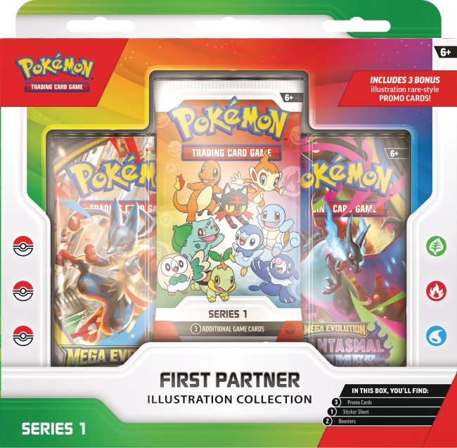 1st complete card collection　3冊 POKEMON TCG Kolekcinės kortelės Box First Partner Collect | XS Žaislai