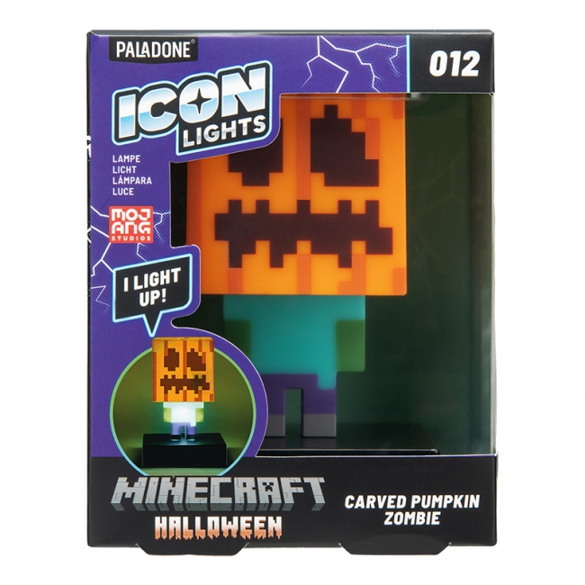 MINECRAFT Lemputė „Zombis moliūgas“ | XS Žaislai | XS Žaislai