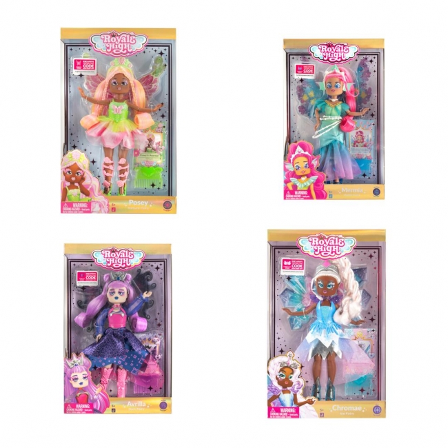 ★リッチマーブルスギライト 14ミリ珠 ビーズⅩⅣ(SA+) ROYALE HIGH Lėlytė su aksesuarais, 23 cm | XS Žaislai | XS Žaislai