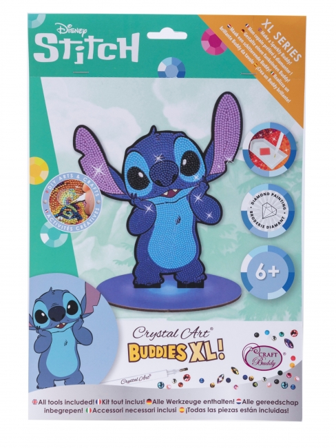 DISNEY CRYSTAL ART Figūrėlė „Stičas“ | XS Žaislai | XS Žaislai